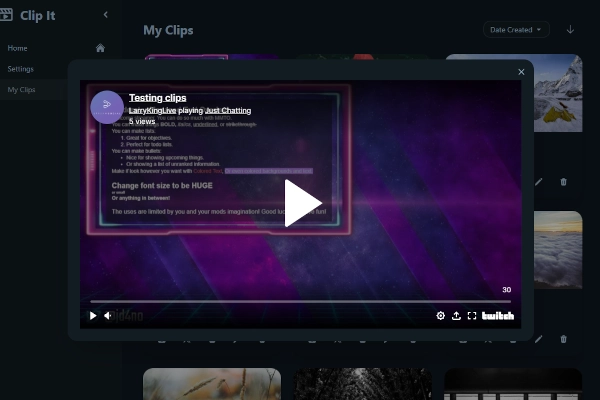 Clip It one-click feature demonstration