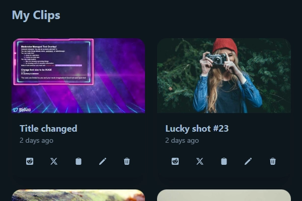 Clip It sharing feature showcase